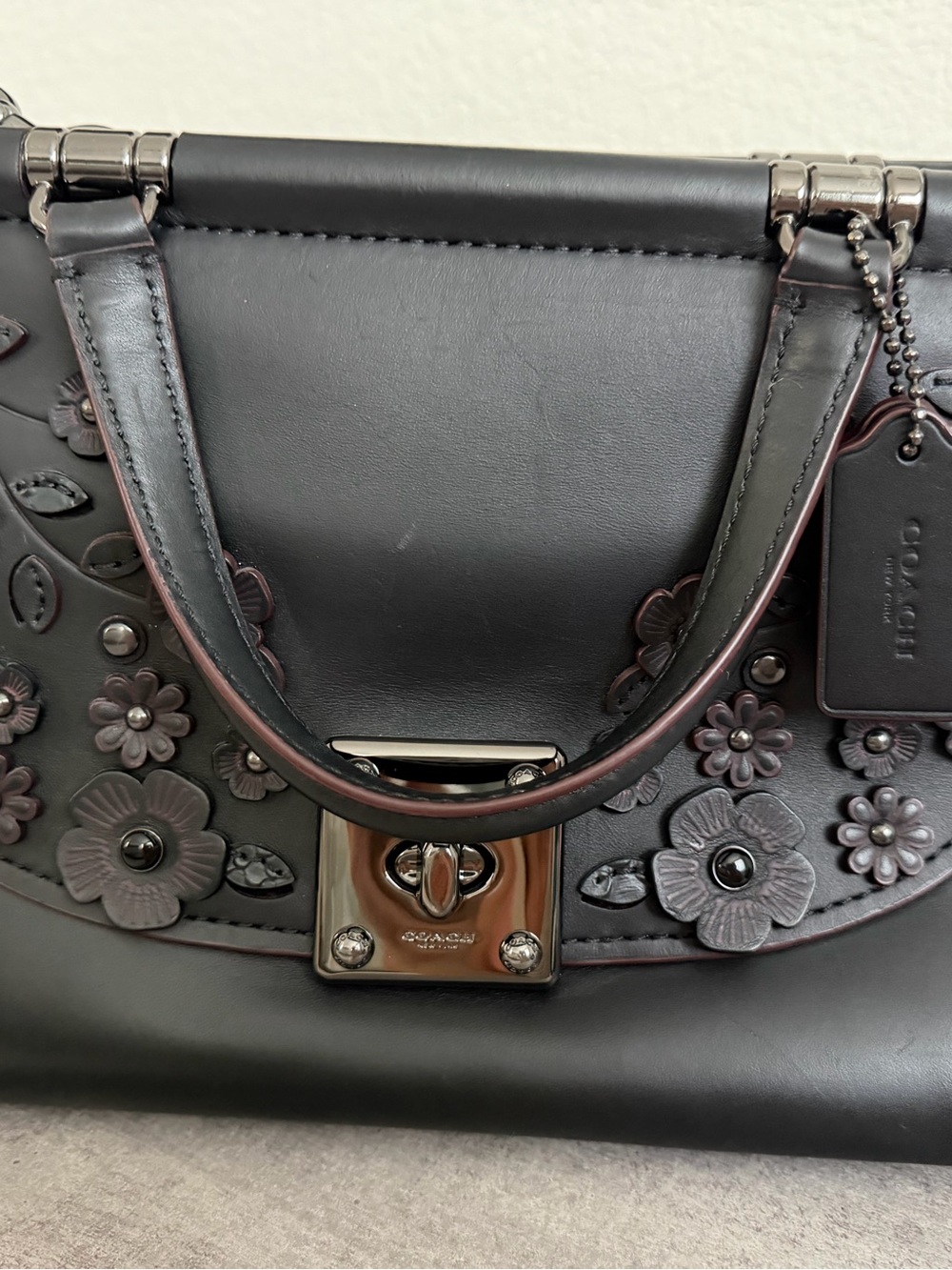Coach Willow Floral Drifter Top Handle Satchel - Picture 14 of 14